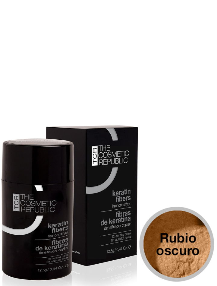 Fibras Capilares Rubio Oscuro Keratin Fibers 12,5 gr The Cosmetic Republic