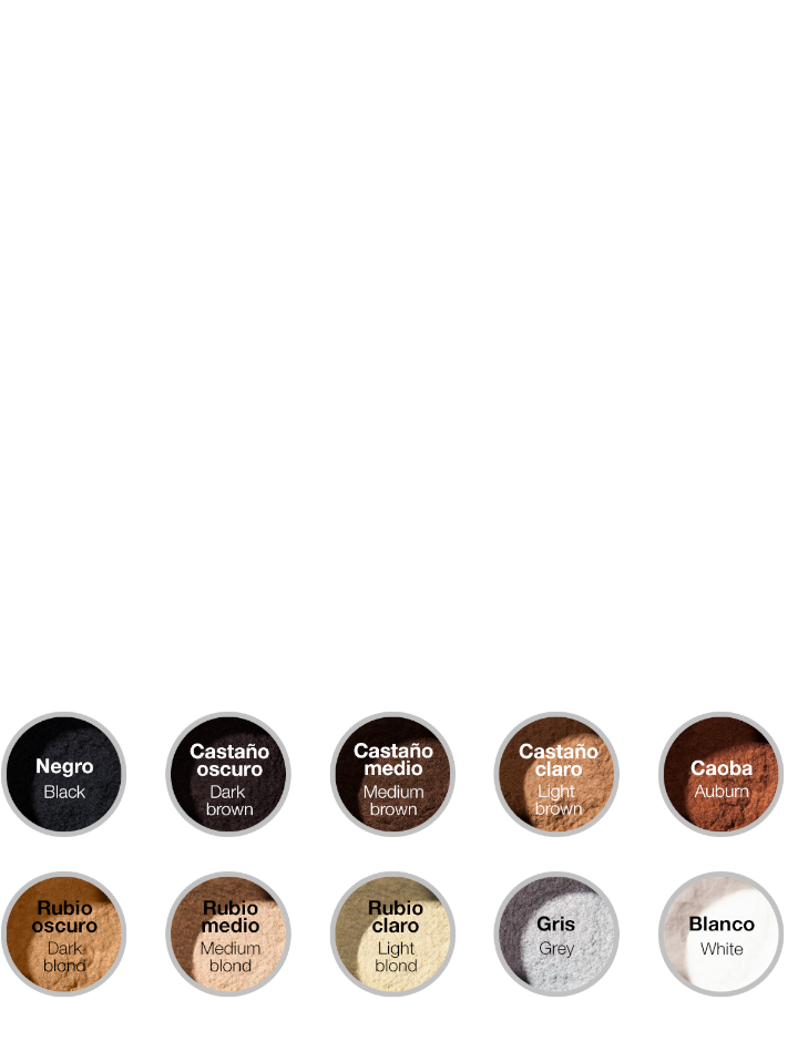 Fibras Capilares Castaño Oscuro Keratin Fibers 12,5 gr The Cosmetic Republic