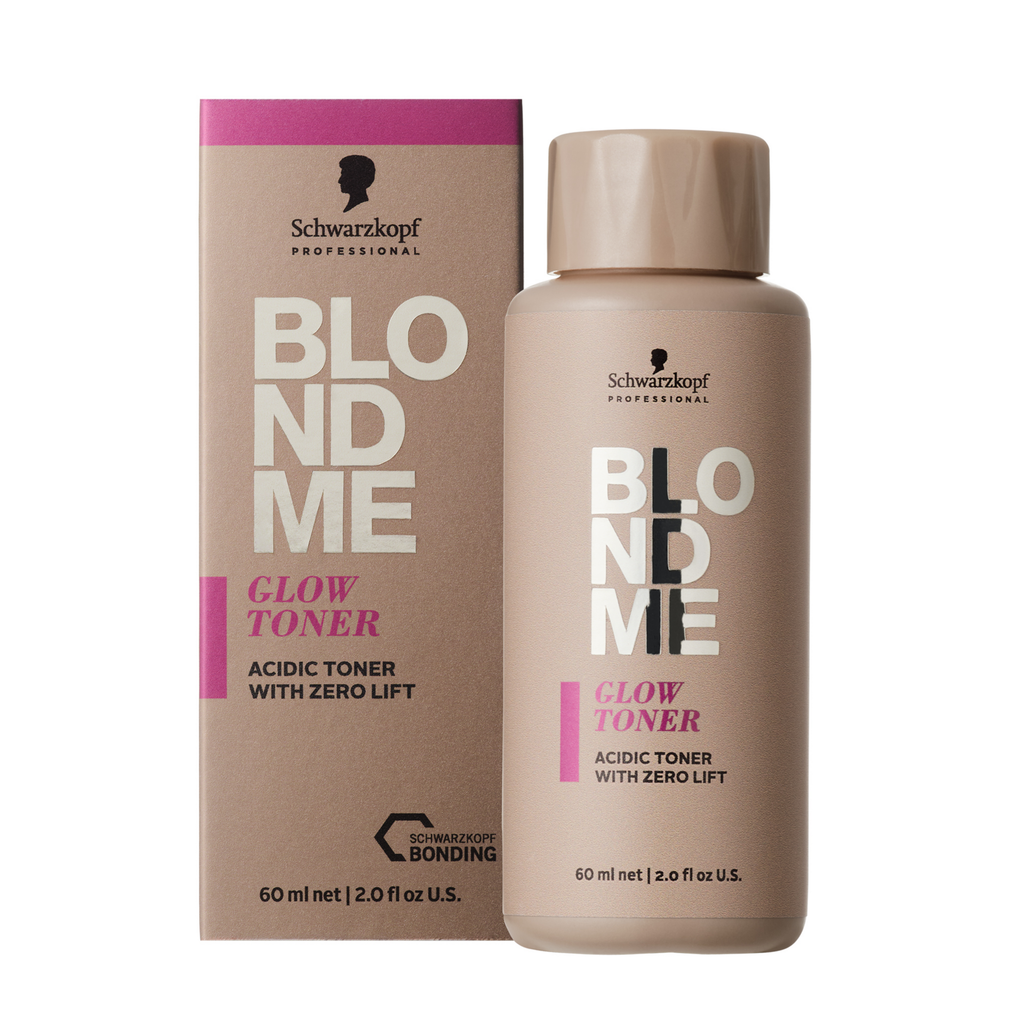 Schwarzkopf BLONDME Glow Toner 60 ml, frasco y caja