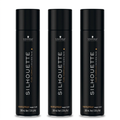 Pack de 3 lacas Silhouette Super Hold Schwarzkopf Professional de 300 ml