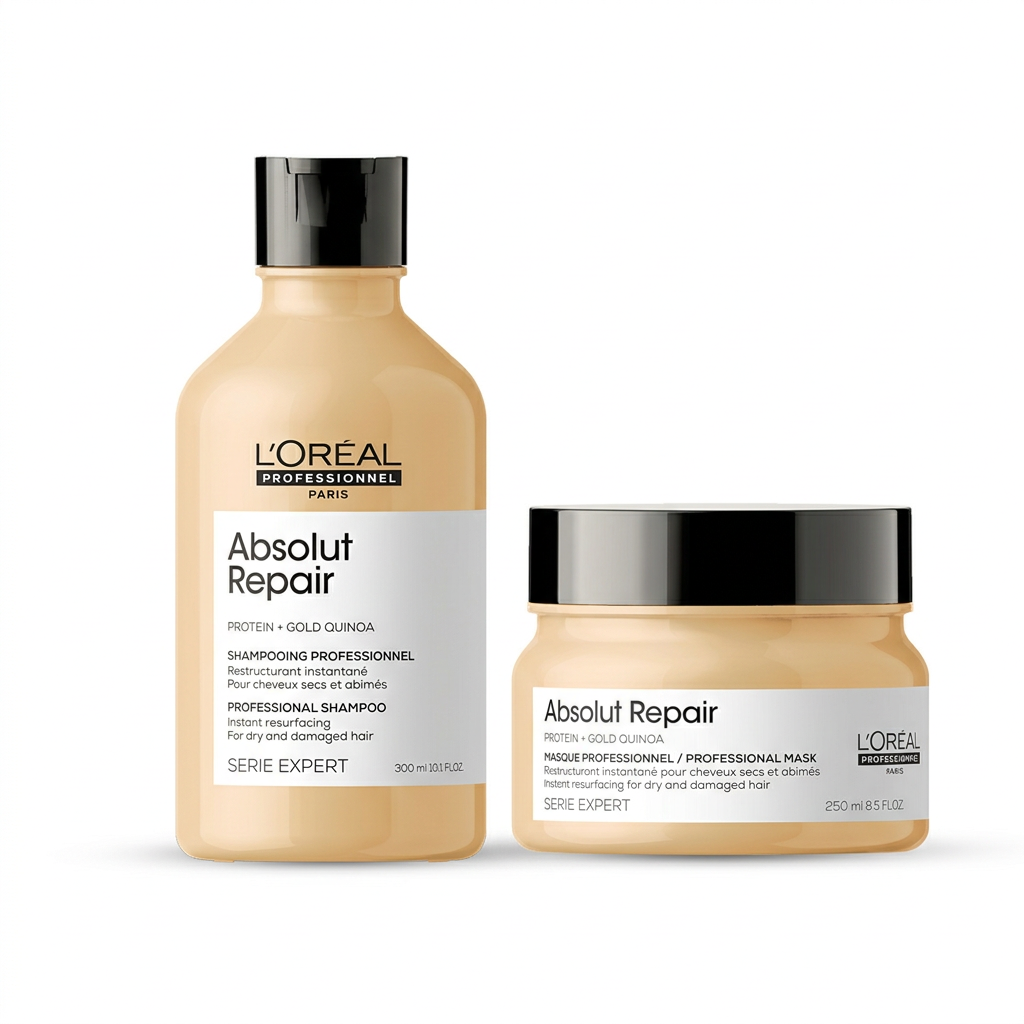 Pack Dúo L’Oréal Absolut Repair Champú 300 ml + Mascarilla 250 ml