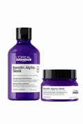 Pack L’Oréal Keratin Alpha Sleek Champú 300 ml + Mascarilla 250 ml