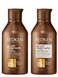 Pack Redken All Soft Mega Curls Champú + Acondicionador 300 + 300 ml