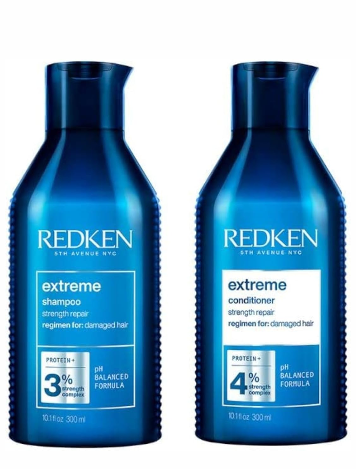 Pack Redken Extreme Champú + Acondicionador 300 ml + 300 ml para Cabello Dañado